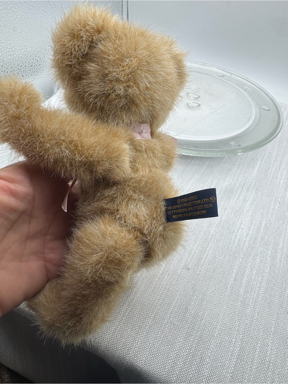 Boyds Bear Rosie 8” rosebud on her head iembroidered flowers on her feet bow NWT - Picture 3 of 11